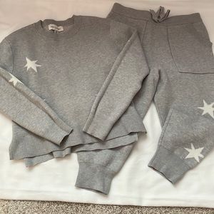 Gray Star Jogger Set